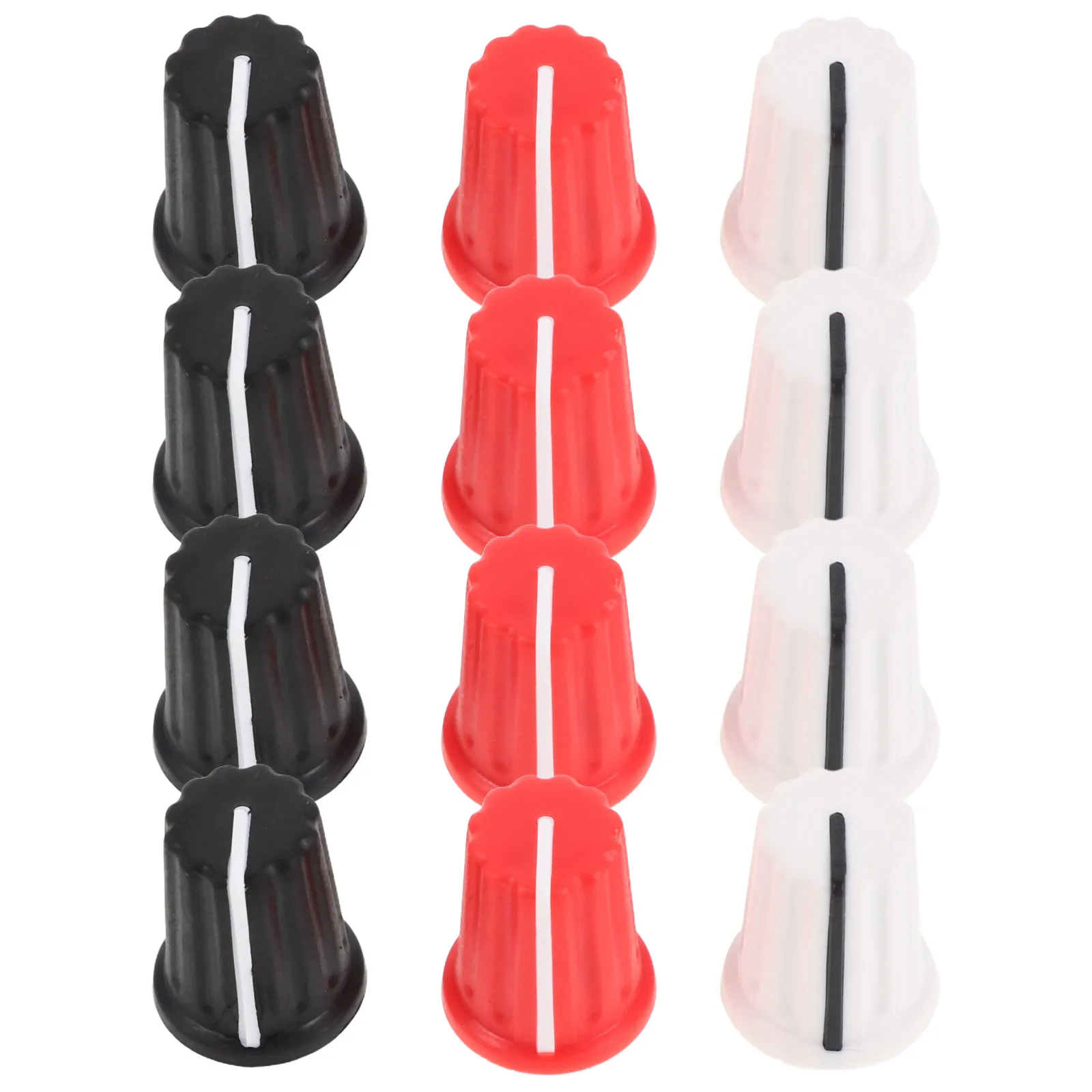 

12Pcs Electric Guitar Control Knobs Volume Tone Replacement Potentiometer Caps for Guitar Amplifier Parts Volume Amplifier Knob