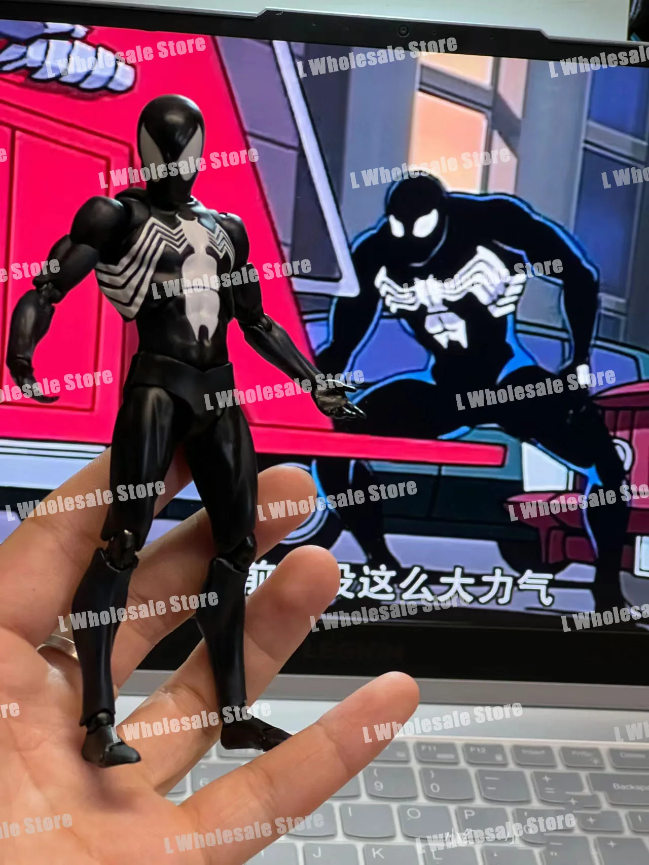 Ct Toys Spiderman Mafex 147 Black 2099 Miles Morales Agent Venom Amazing Yamaguchi Spider-Man Anime Action Figure Gifts Toys