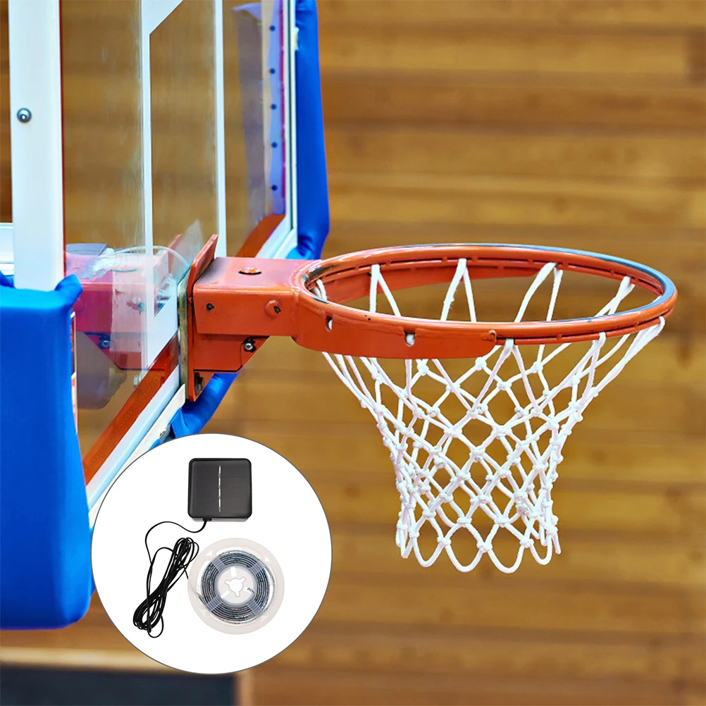 

Basketball Hoop Light LED Strip Outdoor Decor Rim Glow Abs Material Party Celebration Props Safe Durable Design Festive Lighting