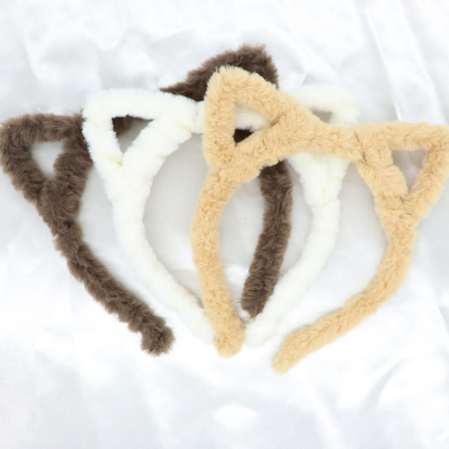 Cat Ears Headband Plush Headbands for Women Washing Face Cute Headband for Girls Headbands Festival for  Furry Headbands part