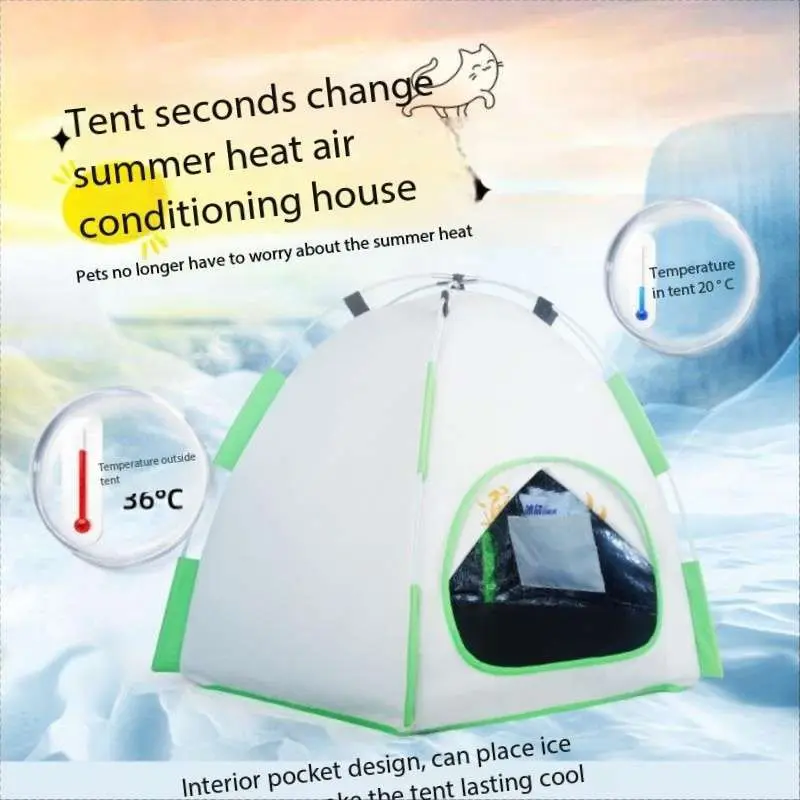 

Cat House Tent Universal Cool Outdoor Portable Foldable Breathable Accessories