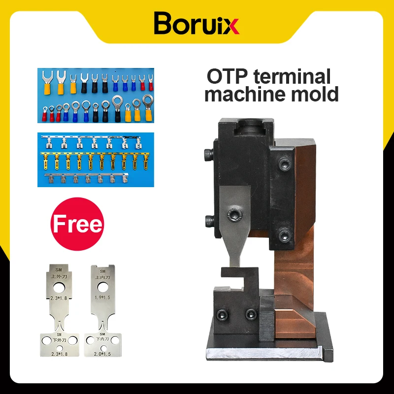 

Boruix OTP Single Grain Mode Applicator Feed Block 35mm/Slider Stroke 30mm Stamping Forming Die Terminal Machine Crimping Mold