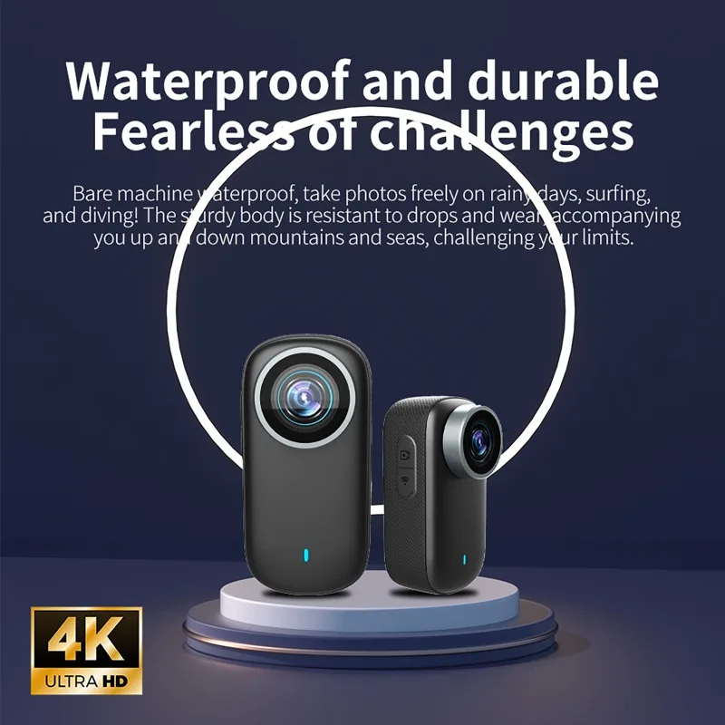 4K واي فاي Bodycam كاميرا دراجة الحركة الذكية صورة استقرار الدراجات كام المغناطيسي الإبهام كاميرا رياضية بطارية الجسم كاميرا صغيرة