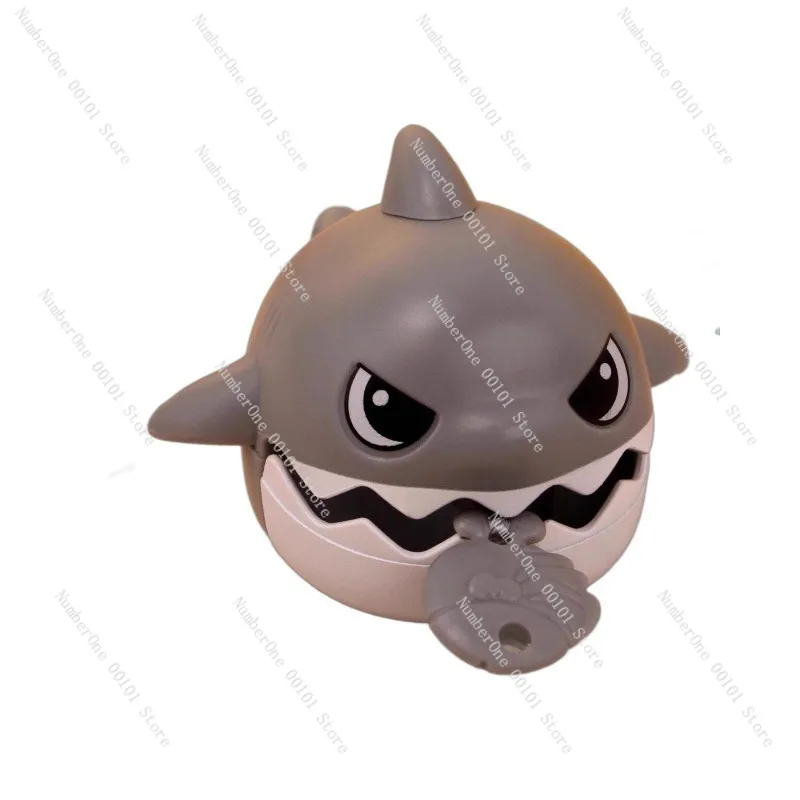 

Кукла-подвеска в виде акулы для снятия стресса, игрушка на шнурке с тряпающими зубами для мальчиков и девочек, забавный инструмент для релаксации