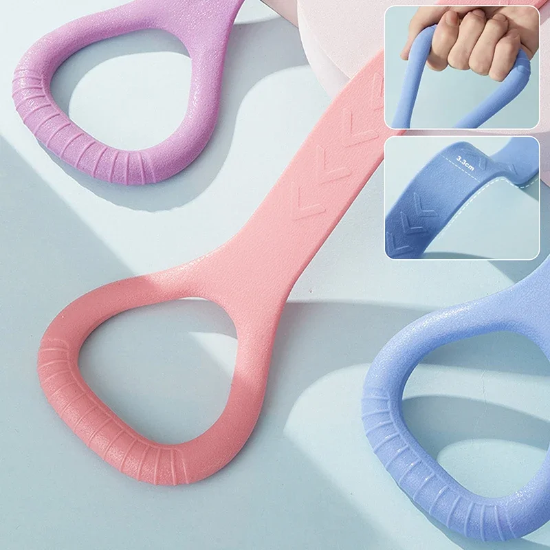 Cuerda elástica para Yoga y Fitness, banda de resistencia de silicona para brazo, espalda y hombros, correas deportivas para gimnasio, accesorios para sala de ejercicio