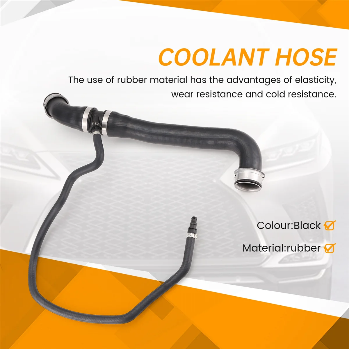 

T47C_Car Upper Radiator Coolant Hose Water Pump Cooling Pipe