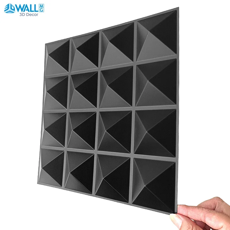 30cm house wall renovation geometric 3D wall panel non-self-adhesive 3D wall sticker art tile 3d wallpaper room bathroom ceiling