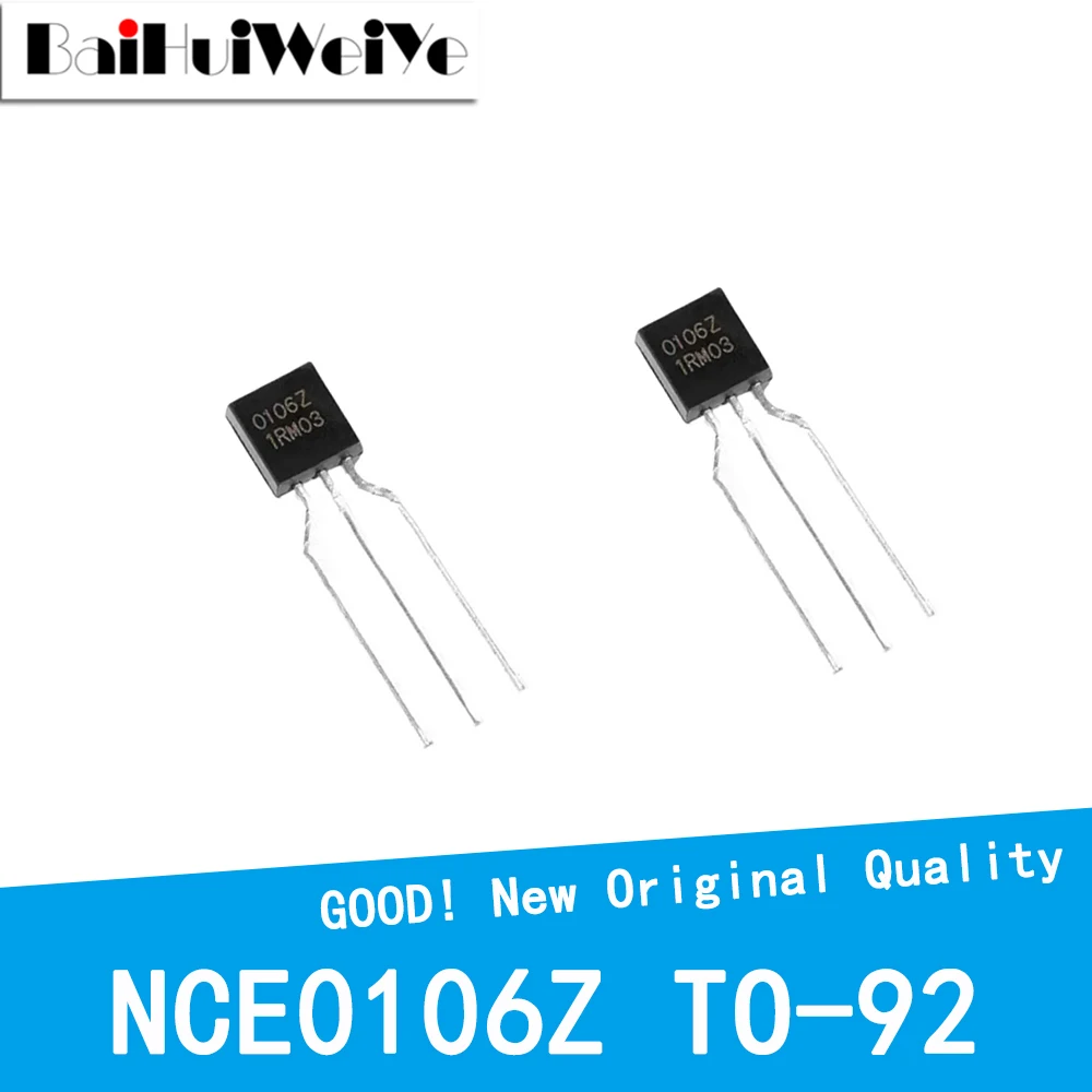 10PCS/LOT NCE0106Z NCE0106 0106Z 6A N-Channel Mosfet 100V TO-92 New Good Quality Chipset