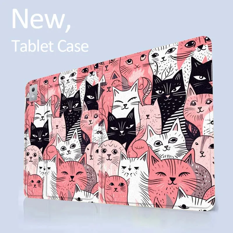 

Cartoon Anime Cat Cute Cover Tablet Case For Xiaoxin Legion Tab Y900 Y700 K10 M10 P11 Pad Pro GT Plus 3rd Gen 4 11 11.5