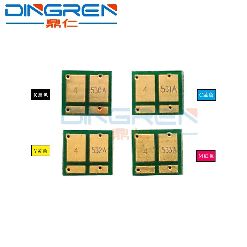 for HP CF530A 531A 532A 533A Toner Cartridge Chip for HP M154a M154nw MFP M180 M181fw Printer Cartridge hp205A Counter Chip