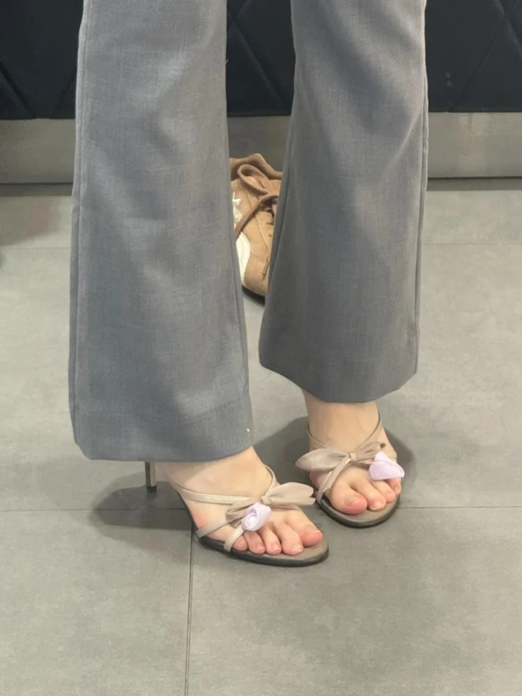 summer-women's-real-leather-sandals-knot-flower-embellished-open-toe-thong-slippers-napa-texture-rubber-outsole