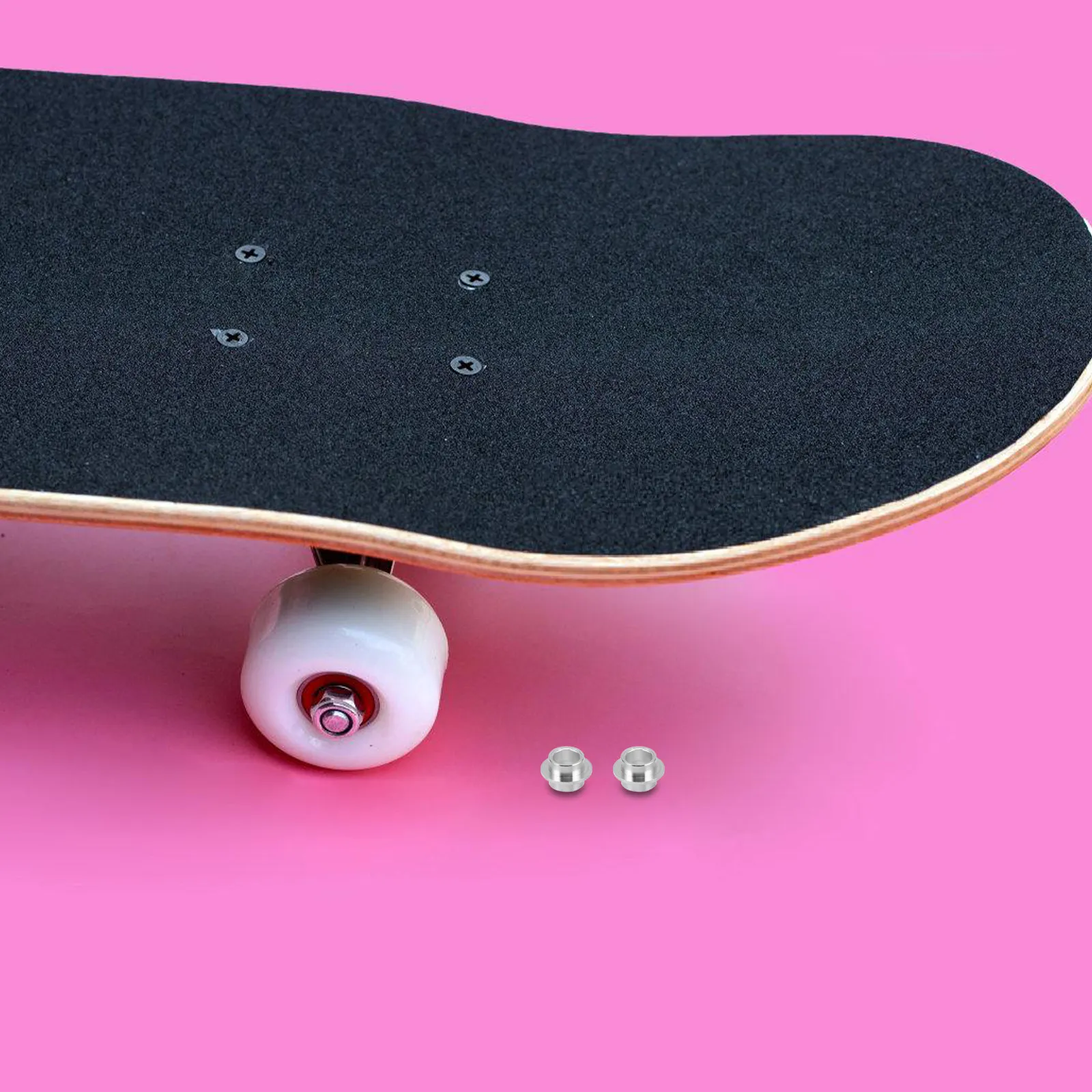 

20Pcs Skateboard and Roller Skate Bearing Spacers Aluminum Bushings Inline Skate Axle Spacers Wheel Bearings Scooter Parts