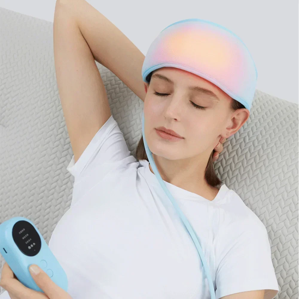 

Electric Head Massager Hot Compress Air Pressure Heat Headband Airbag Lift Massage Scalp Deep Massage Headache Pain Relief Belt