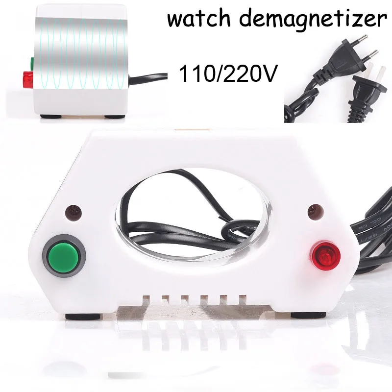 Watch Repair Demagnetizing Tool Mechanical Watch Demagnetizer Watchmaker Tool Mechanical Wristwatch degausser 110V 220V