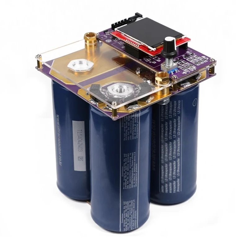 

Lithium Battery Spot Welder, for Farad Capacitors, Small Household Welding Double Pulse, Adjustable High Power Spot Welder