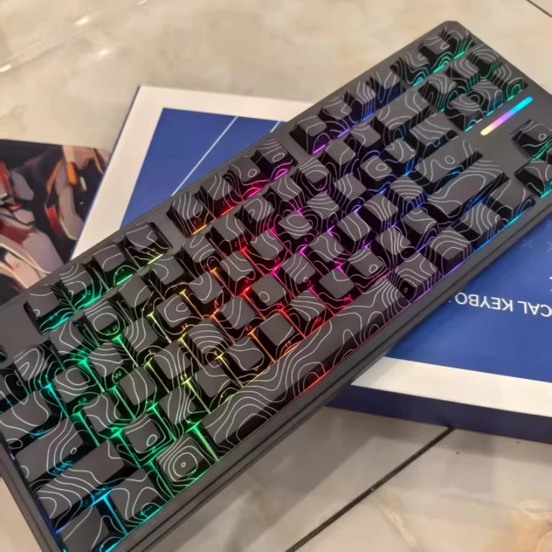 

Новая трехрежимная беспроводная клавиатура AUSDOM H87, эргономичный дизайн, низкая задержка, горячая замена, индивидуальная механическая игровая клавиатура для киберспорта