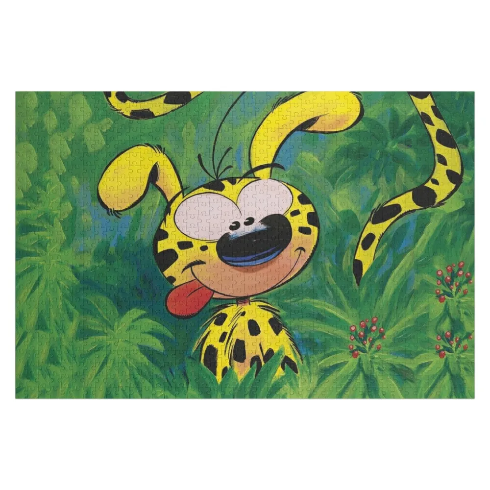 

Marsupilami painting Jigsaw Puzzle Iq Christmas Toys Custom Wooden Gift With Personalized Photo Puzzle