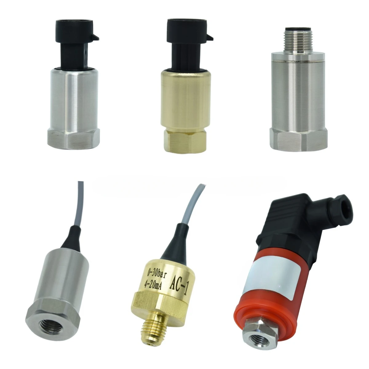 PT1100 air conditioner refrigeration pressure sensor transmitter -1-16bar 30bar 4-20ma high pressure and low pressure