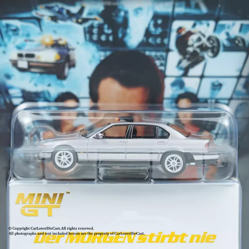 MINIGT Diecast 1:64 Scale 750IL 902# Alloy Car Model Finished Simulation Collection Decoration Boy Gift Static Display