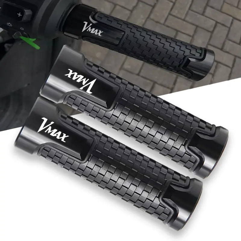 

For YAMAHA VMAX1200 VMAX1700 V-MAX 1200 1700 Accessories Motorcycle Non Slip Handlebar Grip Throttle CNC Hand Bar Grips