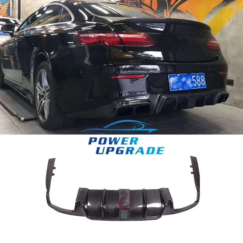 Car Body Kit Rear Diffuser Lip For Mercedes BenZ CLA Class W238 Brabus Carbon Fiber Rear Bumper Lip Diffuser