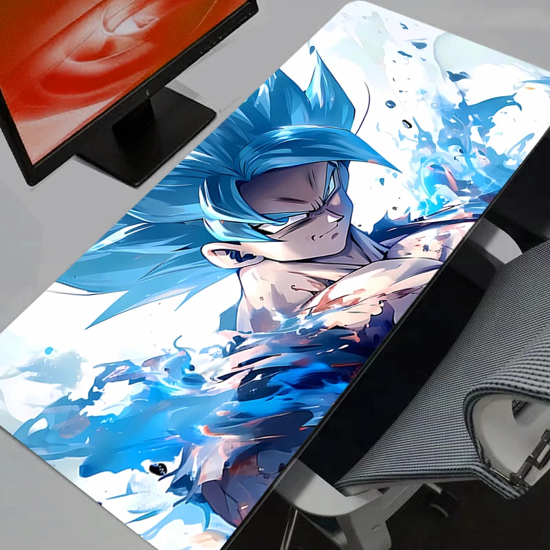Tapis de souris Dragon Ball Z DBZ, grand tapis de bureau pour gamer, grand tapis de clavier, tapis de souris en caoutchouc, tapis de souris pour ordinateur portable
