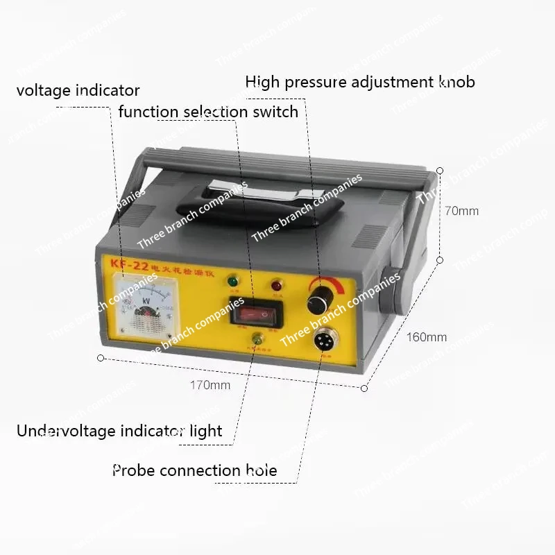 

Promotion Electric Spark Leak Detector Rechargeable Leak Detector KF-22 Coating Detector