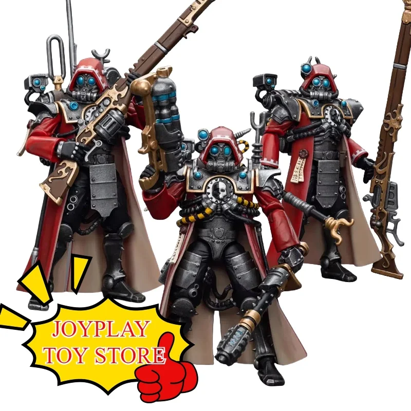 Fajne Joytoy Warhammer 40k Adeptus Mechanicus Skitarii Ranger z transuranicznym Arquebus Data-Tether figurka Alpha figurki