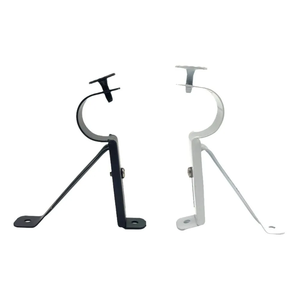 

2 шт., сверхмощная фурнитура, кронштейны для карнизов, вешалка для штор, металлические держатели для драпировок, стойка для поддержки штор, аксессуары для карнизов