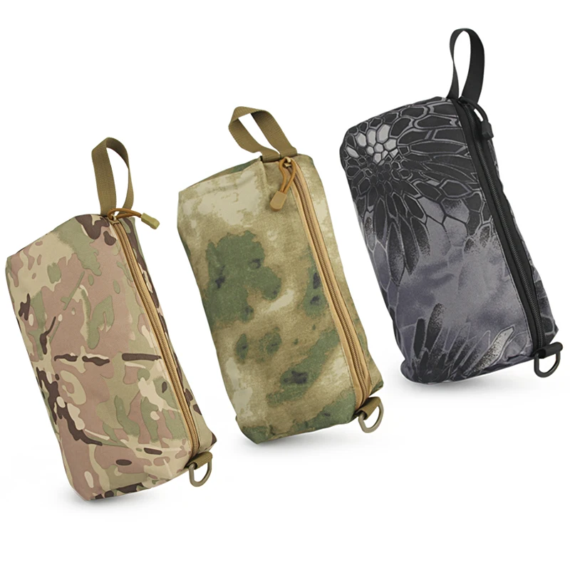 Outdoor Camouflage Bag for Multi Tools, Tactical, Running, Portable EDC Tool Storage Bag for Camping, Hiking, Hunting Pouch