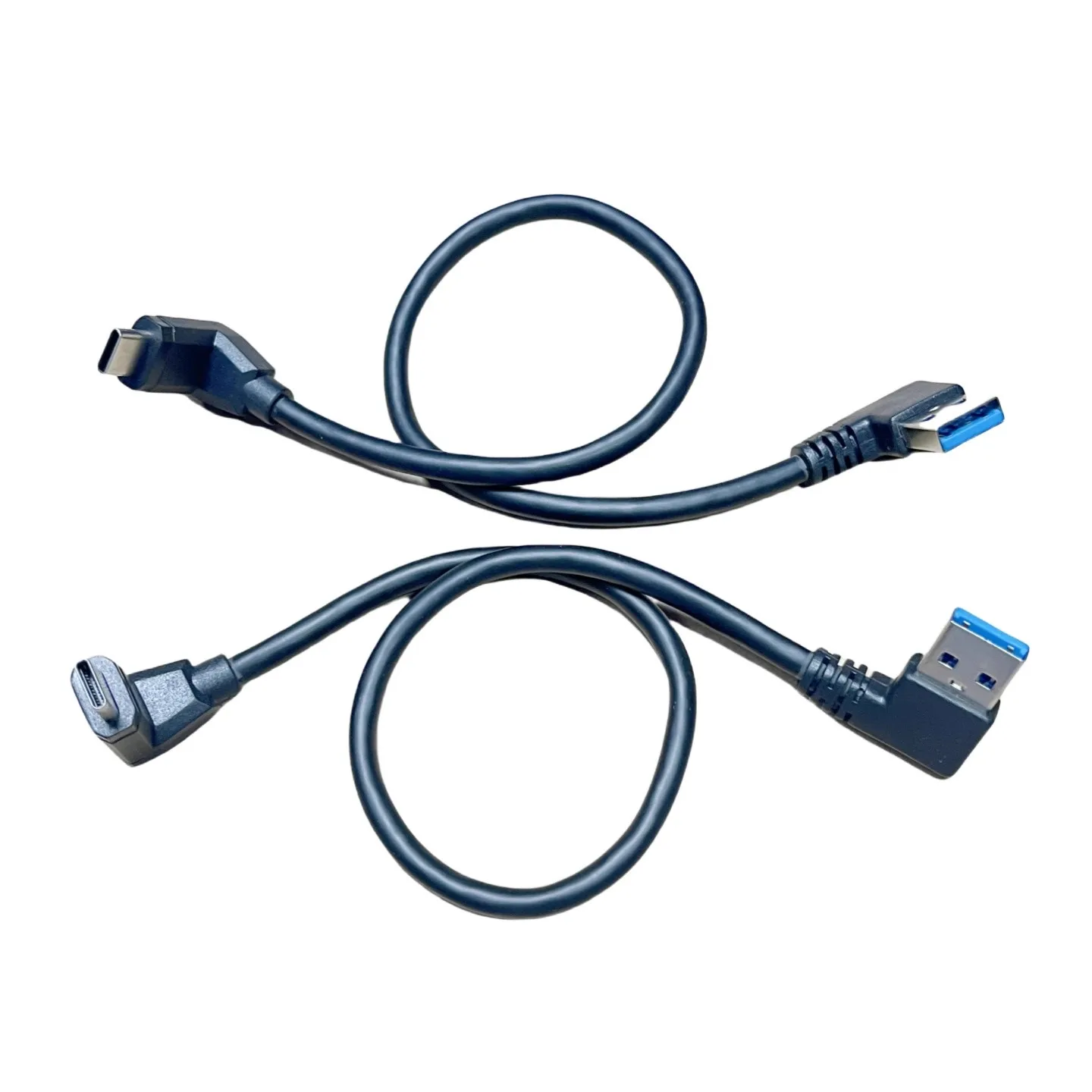 30 سنتيمتر 10Gbps USB3.0 يمين يسار إلى USB C لباد برو سامسونج غالاكسي S24 S25 للتبديل M2 SSD NVME USB3.0 كابل بيانات فائق السرعة #6