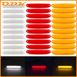 30pcs 12V 24V LED Side Marker Indicators Light Truck Warning Tail Light Trailer Lorry Car External Light Turn Signal Lamp