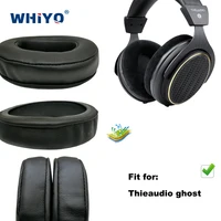 Almohadillas de repuesto para auriculares Thieaudio ghost, piezas de auriculares, cojín de cuero, orejera de terciopelo, funda para auriculares