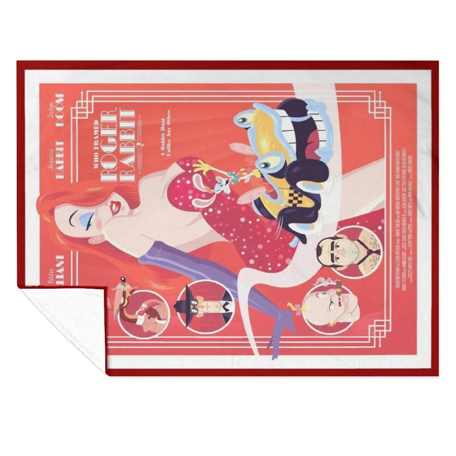 

Who Framed Roger Rabbit Throw Blanket cosplay anime blankets ands Blankets For Bed funny gift Blankets