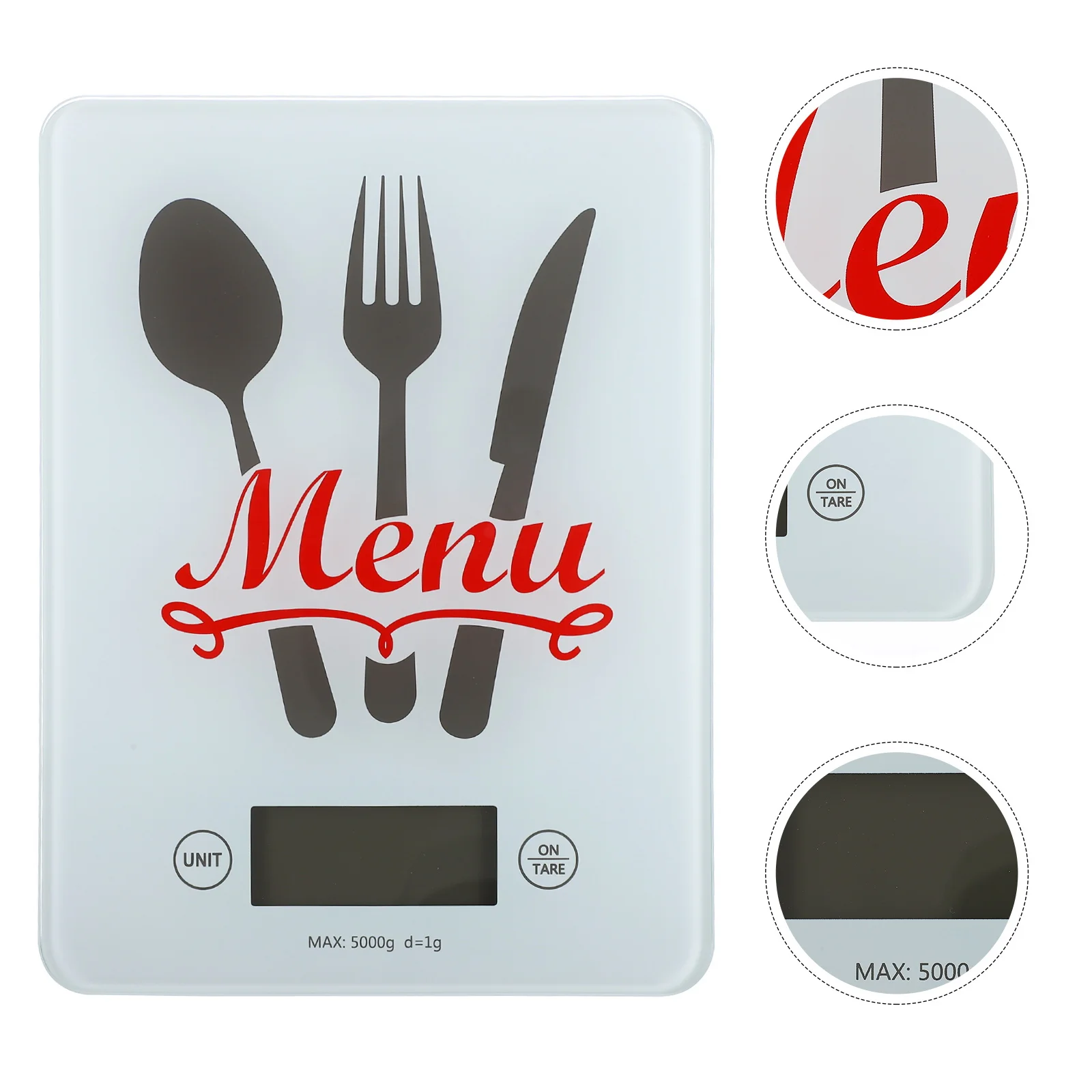 

Digital Kitchen Electronic Scale High Precision Strain Gauge Sensor Food Weight Scale Portable for Cooking Baking and Weight