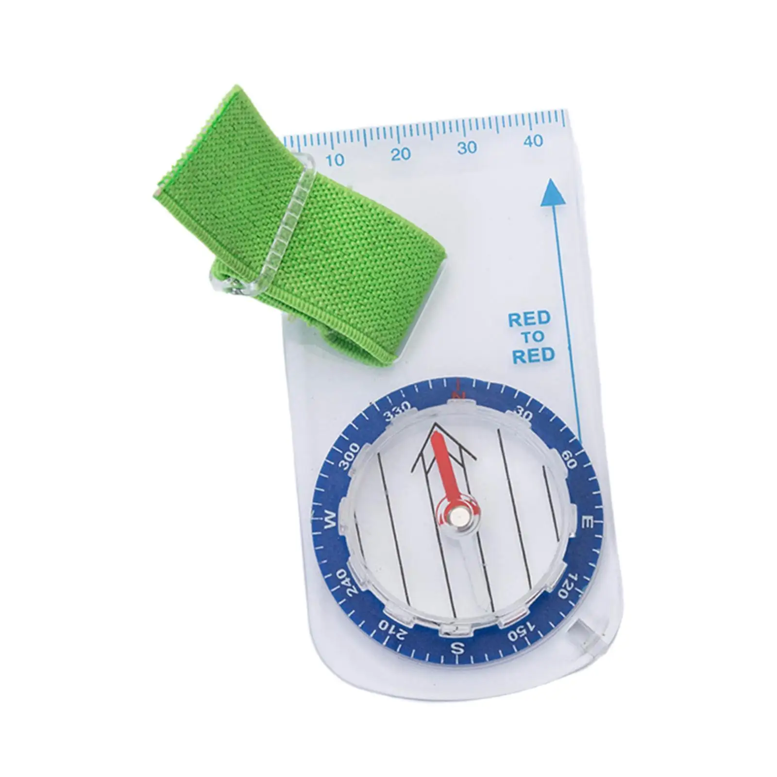 Orienteering Compass Multi Purpose Map Direction Ruler Mini Survival Navigation Tool for Backpack Hiking
