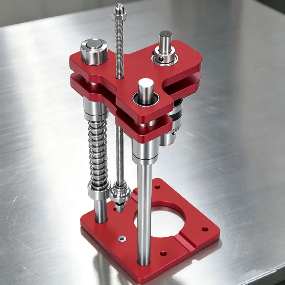 Compact Vertical Drilling Stand Hand Drill Locator Guide Woodworking Precision Accessory For Furniture Assembly