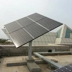 Dual axis full automatic solar tracker