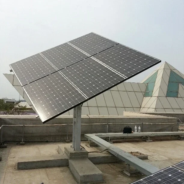 Dual axis full automatic solar tracker