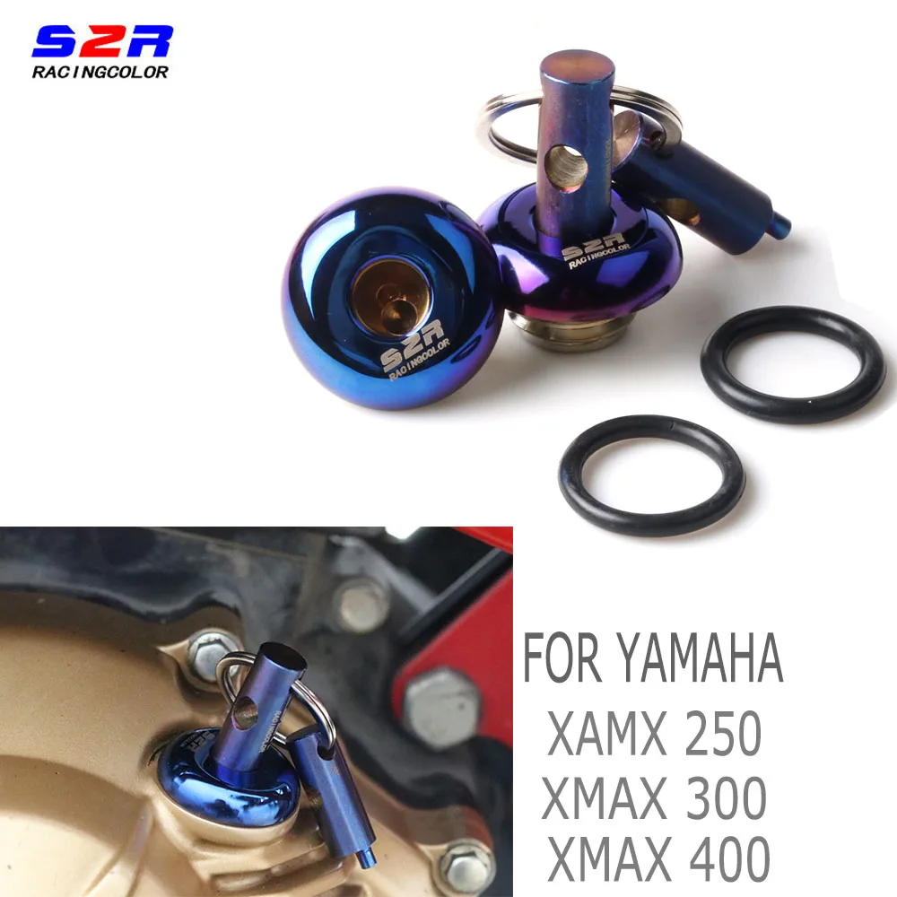 

For Yamaha Xmax 300 250 400 Xmax300 Xmax250 Xmax400 Motorcycle Engine Oil Cap Screw Cover Plug Bolt Protection Anti-theft