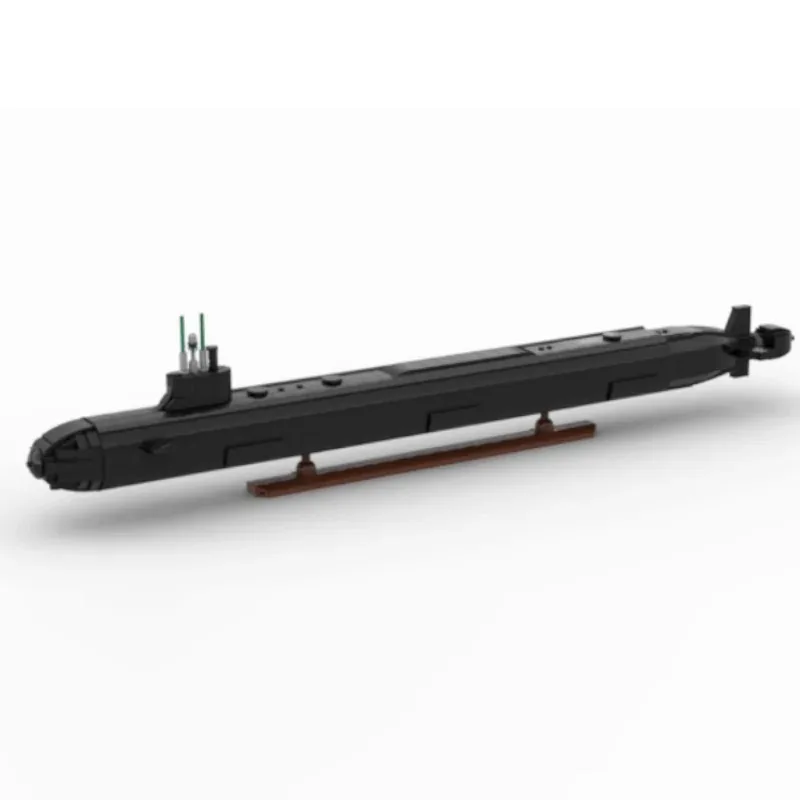 1085PCS Virginia-class submarine 1:200 Scale Model MOC Building Blocks DiyAssemble Bricks Boat Collection Display Toys Gifts