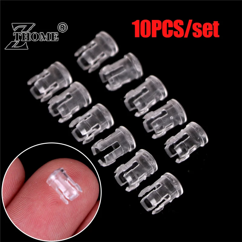 

10PCS 3mm LED Light Emitting Diode Lampshade Protector Clear