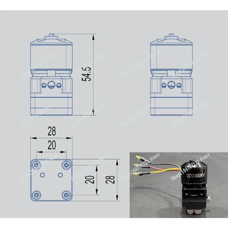 Factory direct sales of miniature high pressure brushless pressure relief gear pump 1/14 excavator dump truck accessories