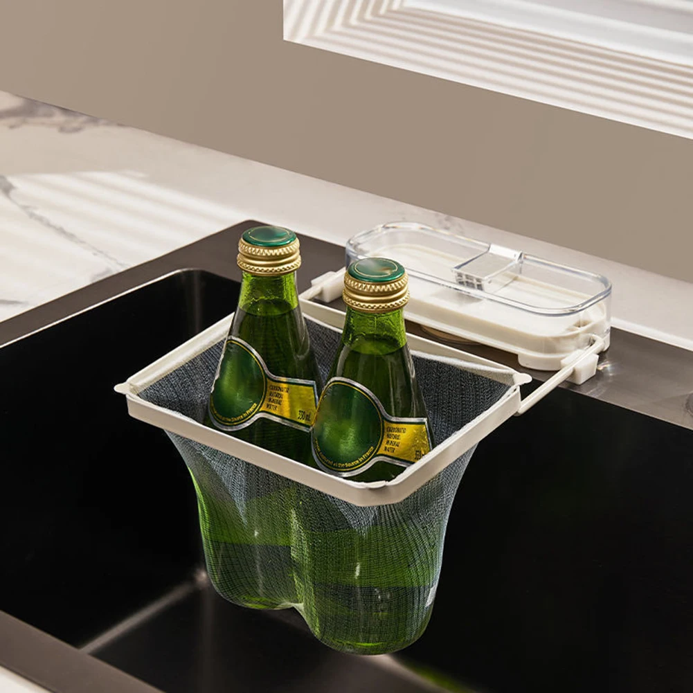 Sink Filter Drain Rack Stainless Steel Kitchen Sink Filter Mesh Bag Stand Waste Garbage Net Shelf Sink Corner Mesh Strainer New
