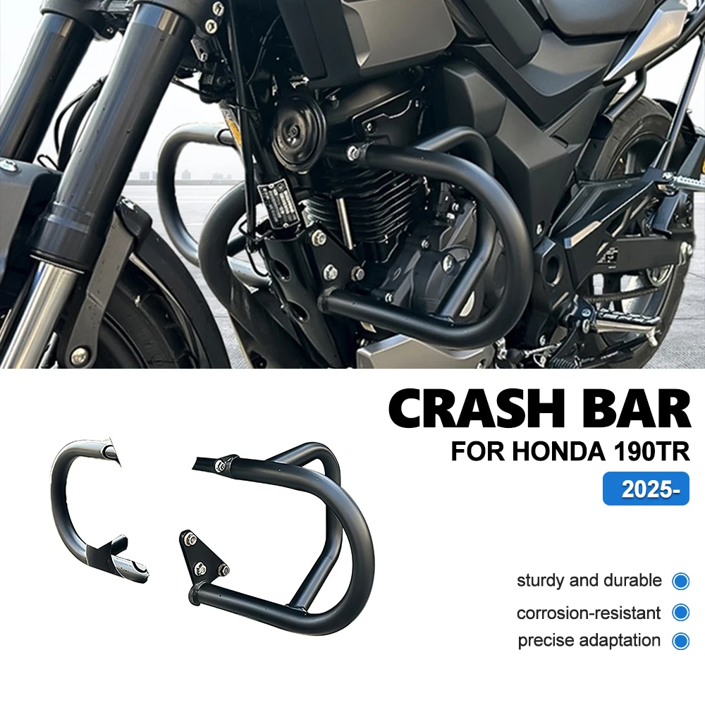 Heavy Duty Frame Guard Crash Bar Engine Bumper Falling Protection For HONDA CB190TR 190TR 2025 Cafe Racer Motorcycle Frame Guard