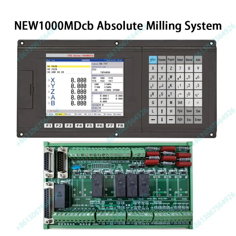 NEW1000MDCb 4 Axis Machining Center Milling Controller Absolute value milling system NEWker original production replaces SZGH