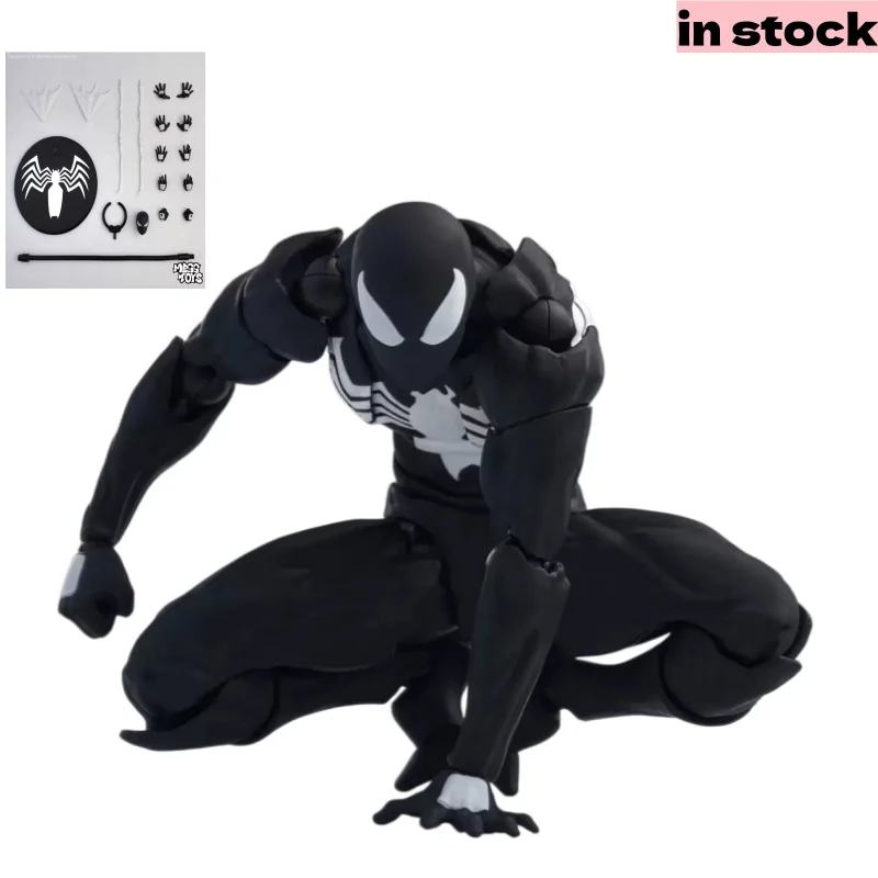 

Brand New in Stock MESS TOYS Black Neighbor Symbiote Spider-Man Black Venom Suit Articulated Figure Model