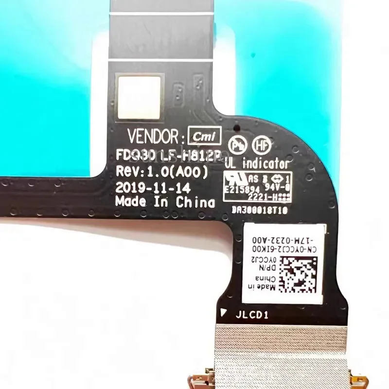 Imagem -02 - Cabo Tela Plana para Dell Xps13 9300 Lf-h812p Fdq30 0yccj2