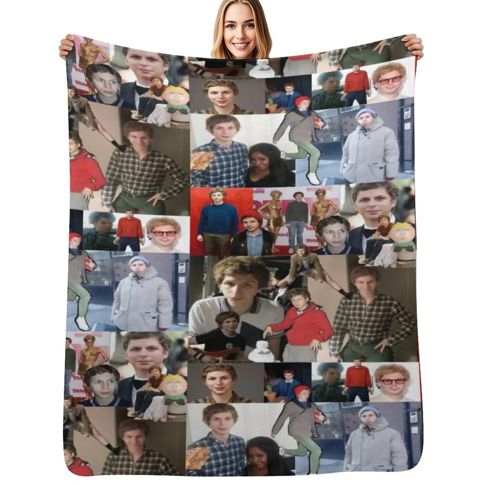 Cobertor Michael Cera, cobertor leve e respirável para adultos e crianças