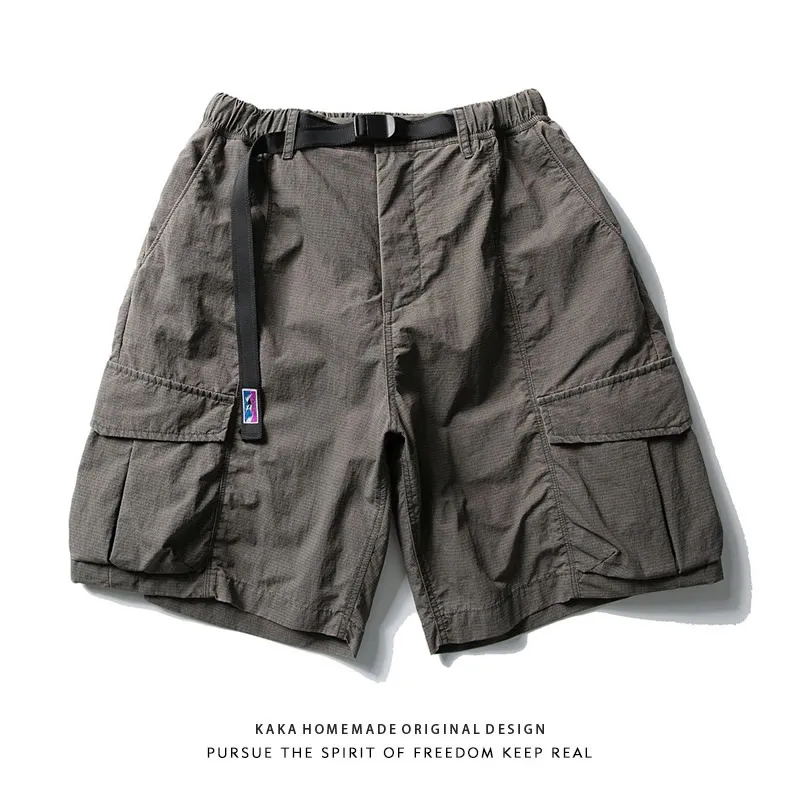 

Qui Dry Повседневная рабочая одежда orts Мужские и женские летние модные свободные прямые брюки Five ket Молодежные брюки Active Sle Pure Color